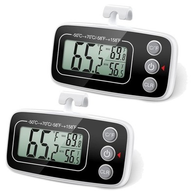 Kühlschrankthermometer digital  LCD Anzeige Min Max 2er Pack