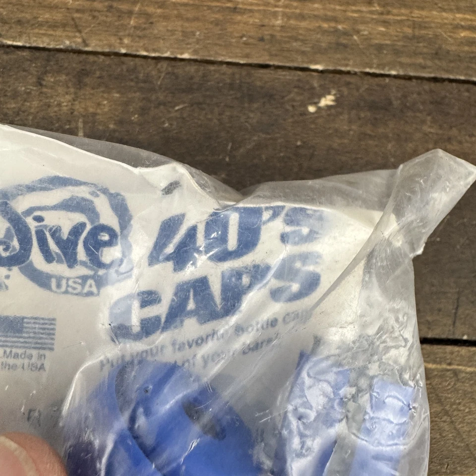 Jive EE. UU. Tapas Años 40 Azul Vintage Tapones BMX Años 90 7/8 Barras de Acero Nuevo de Lote Antiguo EE. UU. Foto 2 de 4