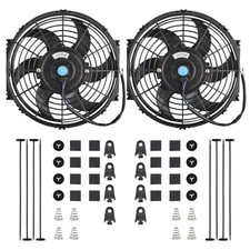10 Inch Universal Slim Fan Push Pull Electric Radiator 12V 80W 800 CFM Electric