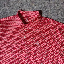 Rhoback Men's Performance Polo Ohio State Buckeyes Short Sleeve Size XXL