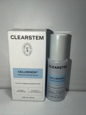 ClearSTEM CellRenew Advanced Renewal Serum 40ml 1.35oz Plant Stem Cells New