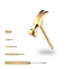 Multifunction Hammer 6 in 1 with Slotted/Flat Head Phillips Screwdriver Claw ...