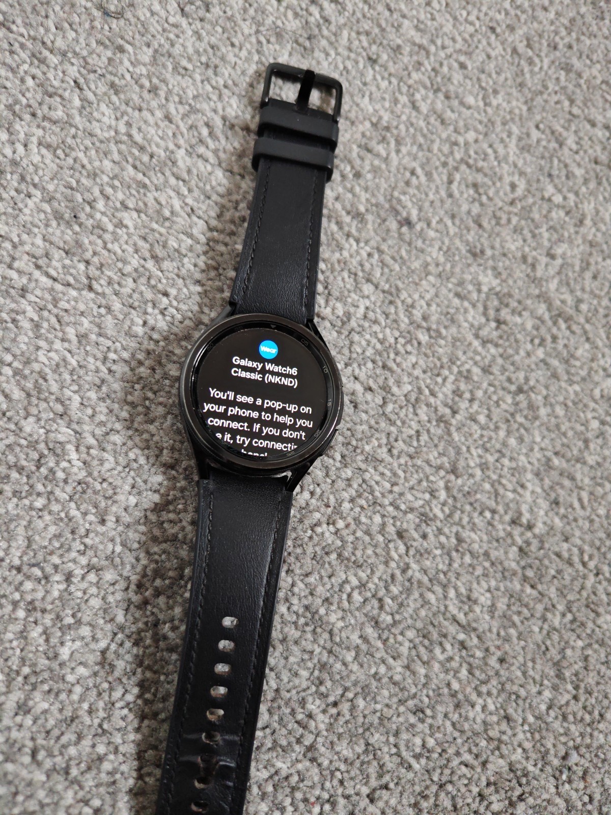 Samsung Galaxy Watch6 Classic SM-R950 43mm Stainless Steel Case Black AH78