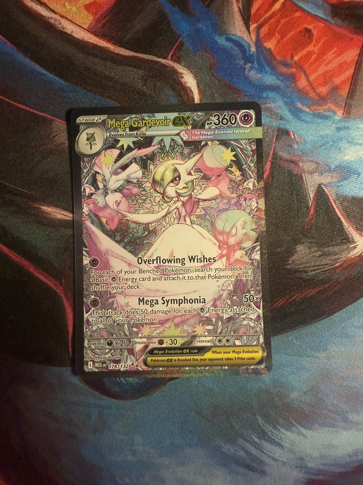 Mega Gardevoir ex 178/132 Special Illustration Rare Mega Evolution Pokemon NM