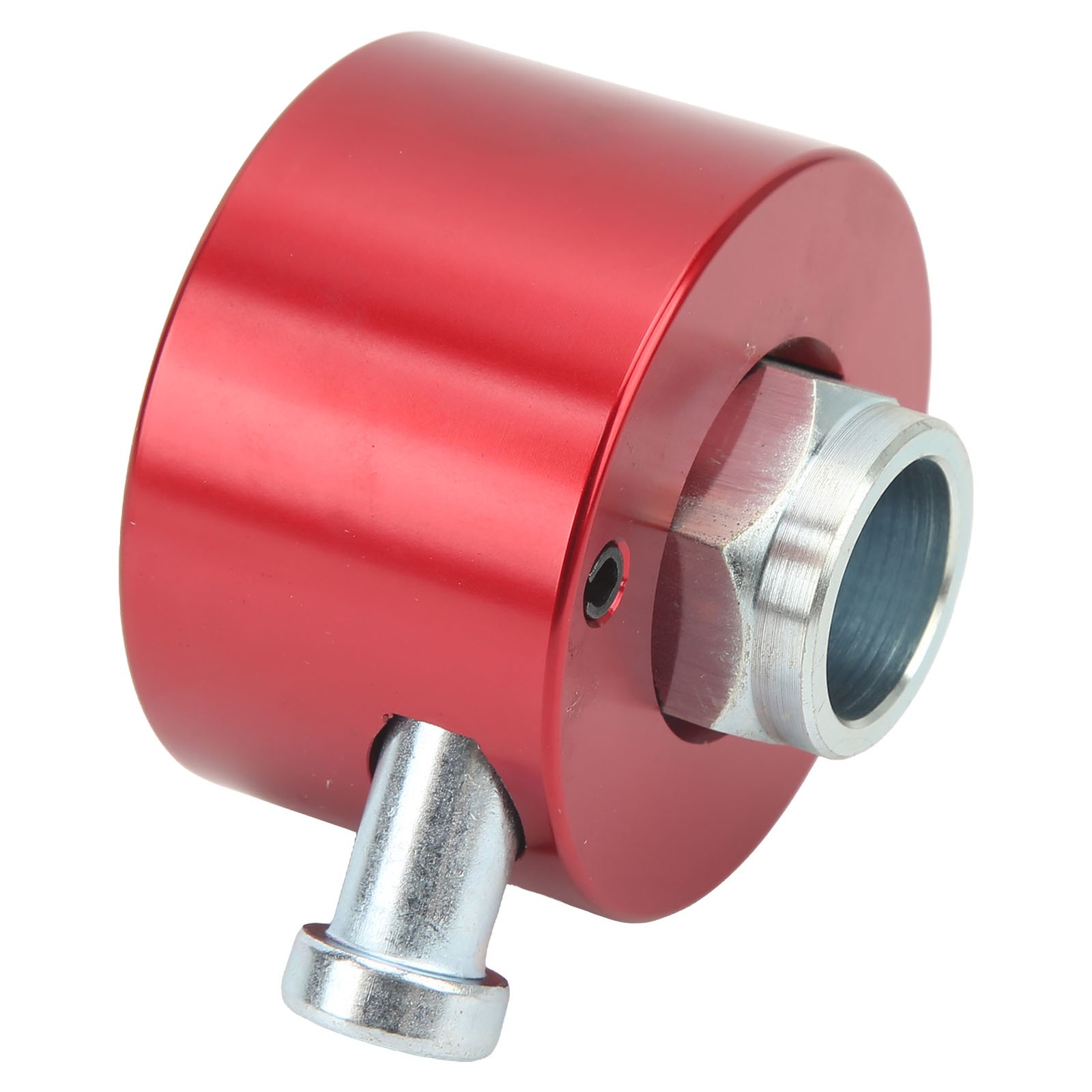 Red 3/4in Shaft Steering Wheel Quick Release Disconnect Hub With Push Button For