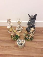Fairy Ornaments Figurines and Trinket Box Bundle Collectables