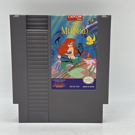 Disneys The Little Mermaid NES Nintendo W/ Sleeve - Cleaned Tested Authentic