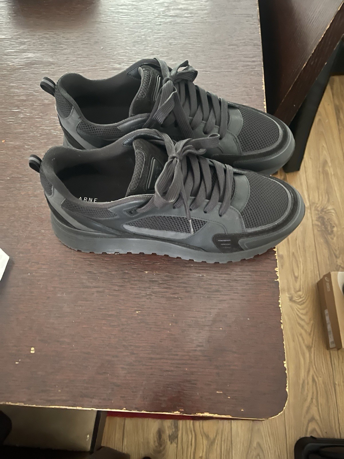 Arne Technical Racer Triple Black UK Size 12 image 2