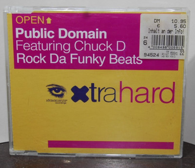 CD-Single- Xtravaganza Records - Rock Da Funky Beats - Public Domain Chuck (2213