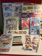 Scrapbook Lot Vacation Plus Stickers Die Cuts etc Most NEW Original Owner