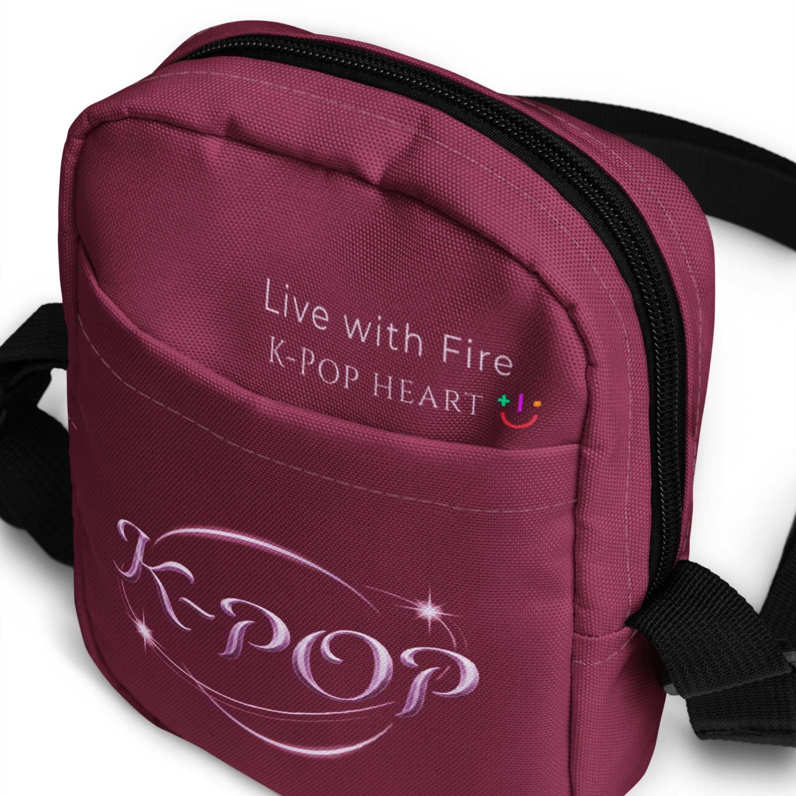 K-Pop Crossbody Bag for Women & Men, Korean Streetwear Shoul