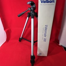 Velbon Videomate 300 Lightweight Video Tripod w Box Vintage Camcorder 57  