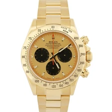 Rolex Daytona Cosmograph NEWMAN 18K Yellow Gold CHAMPAGNE 40mm Watch 116528 BOX