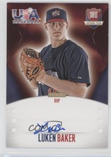 2014 USA Baseball Box Set 18U National Team Signatures /499 Luken Baker Auto 0f8