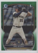 2023 Bowman Draft Chrome Green Refractor 93/99 Eric Bitonti #BDC-134 0rd2
