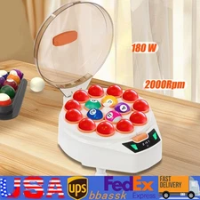 Pool Ball Cleaning/Polishing Machine Auto Billiards Ball Cleaner for 16 Balls