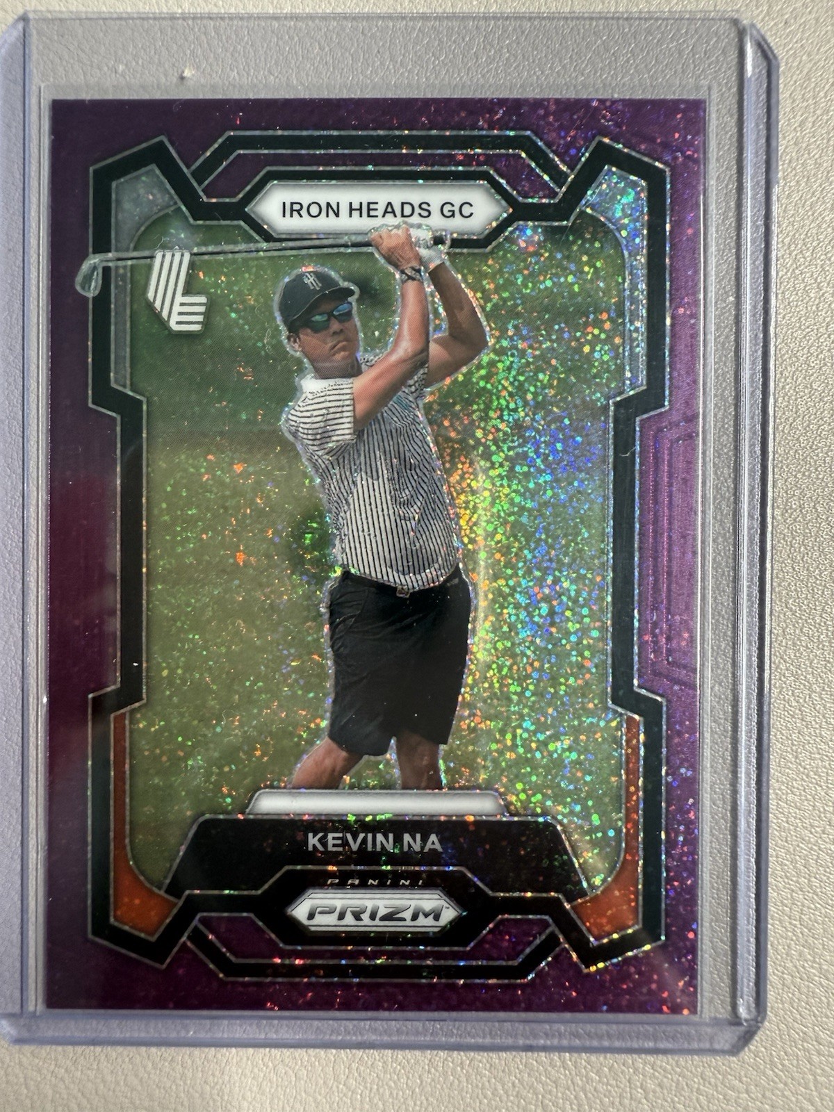 2024 Panini Prizm LIV Golf Kevin Na #10 Purple Pulsar Prizm Card