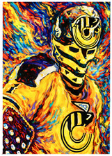 MIKE LIUT * Cincinnati Stingers * HOCKEY * Illustrated Art Card * ATC ACEO