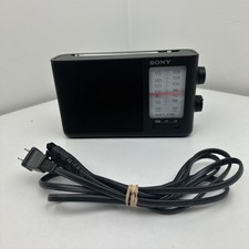 Sony ICF-506 Analog Tuning FM/AM Portable Radio Tested  Working 