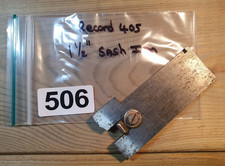 Vintage Record 405 Plane 1 - 1/2" Sash Iron Old Woodworking Hand Tools Carpentry