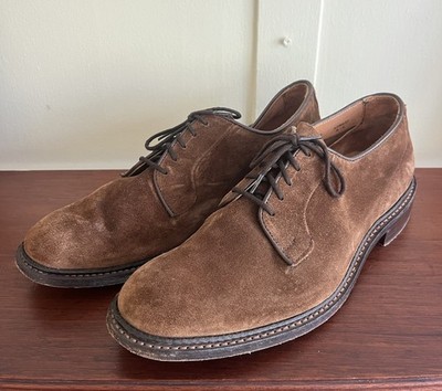 Trickers Robert Brown Suede Derby Ultra Flex Made in England US 9