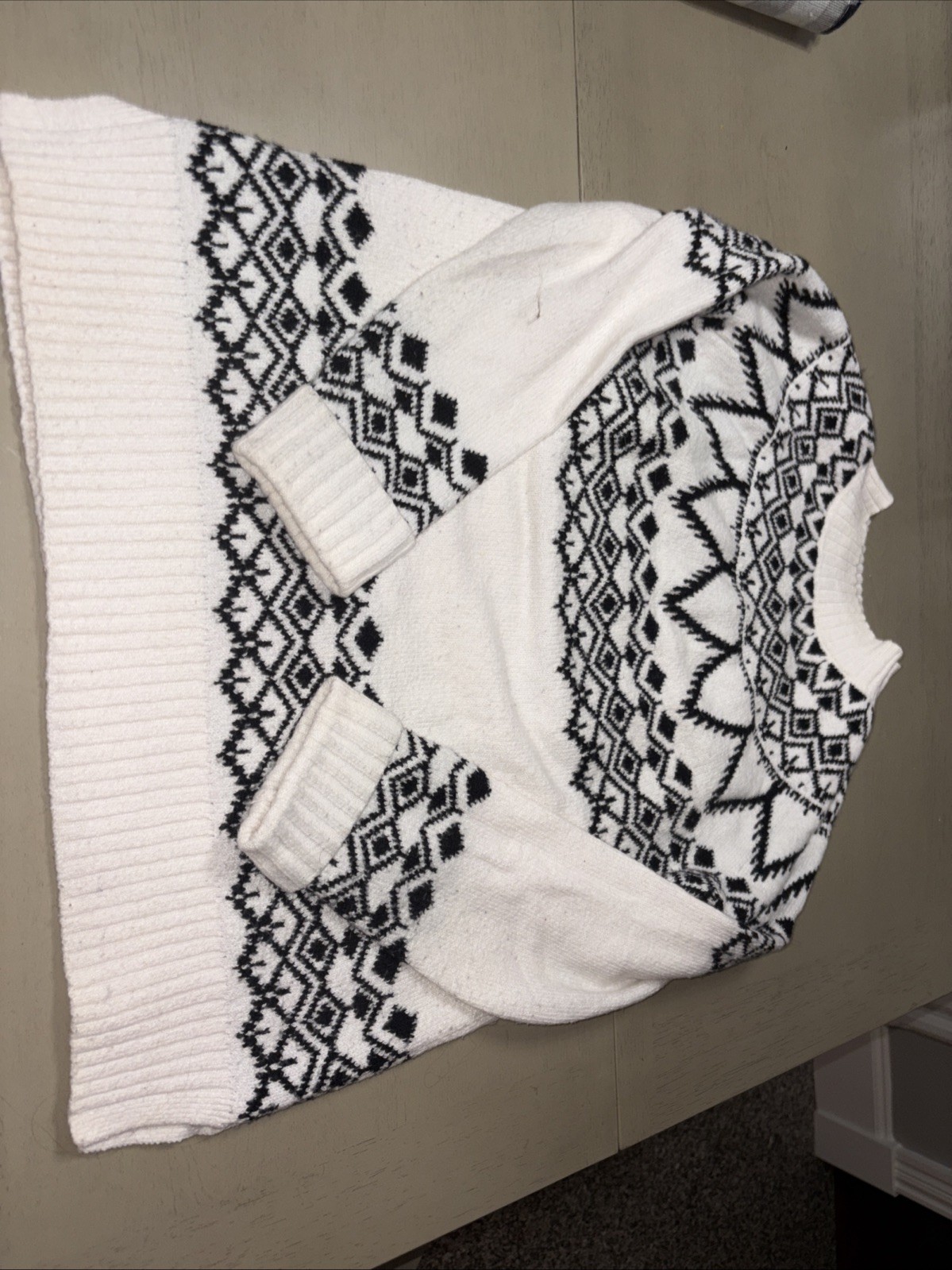 Loft Women's Pattern Wool Blend Sweater Size Small