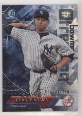 2018 Bowman #Bowman Trending Atomic Refractor 87/150 Chance Adams ##-CA 7m3