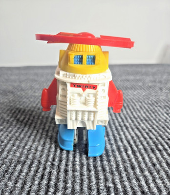 RARE Topper Ding-A-Ling 'TWIRLY' Robot made in Hong Kong 1970 Working