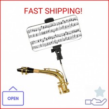 Alto Saxophone Phone Holder, Sax Lyre Music Clip 4mm Square Head Saxophone Phone