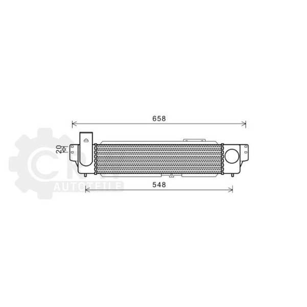 LadeluftküHler FüR KIA Sorento I 2.5 Crdi Bj.02-06-image