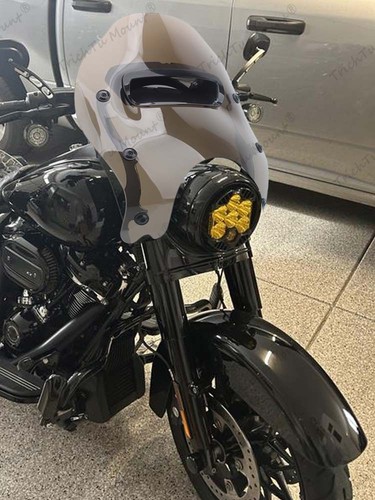 Divisor de viento para parabrisas de humo para Harley Road King FLHR/I 1994-2022 - Imagen 5 de 24