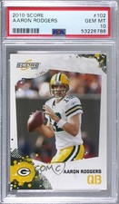 2010 Score Aaron Rodgers #102 PSA 10 GEM MT 2k3