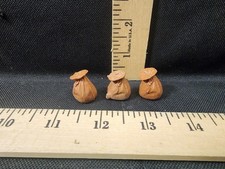 Marx Toys Johnny West Indian Chief Geronimo Lot Of 3 Medicine Bags Used