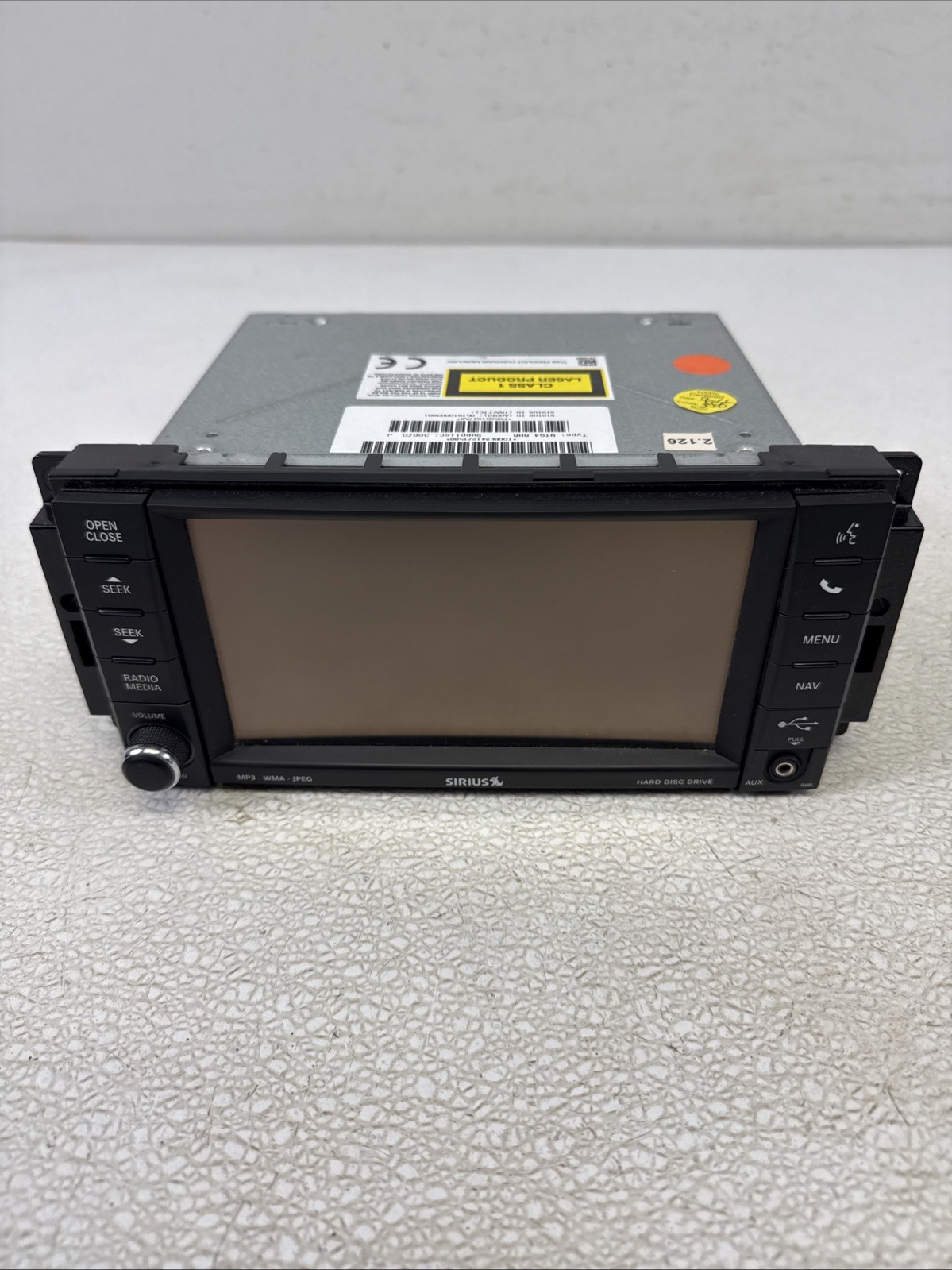 07-13 Chrysler Jeep Dodge Sirius Radio CD MP3 DVD REN MyGIG Uconnect Navigation