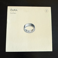 Oura Ring 4 Silver Size 9 Activity Tracker Smart NEW IN BOX