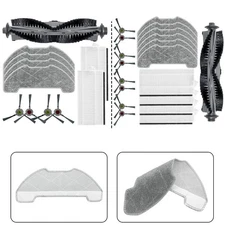 Premium Replacement Parts Set Main Brush Filters Mop Cloth for AIRROBO P30