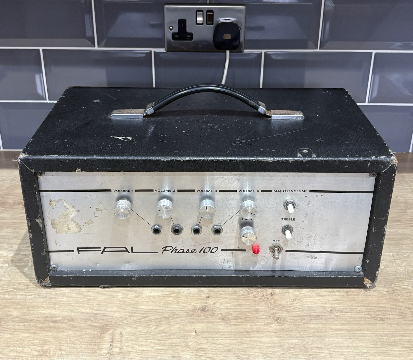 Vintage 1970s FAL Phase 100 PA Guitar Amplifier Amp - POWER TESTED ONLY