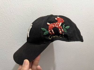 Gucci X MLB NY Yankees Bambi Baseball Cap Hat Black | eBay