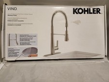 Kohler Vind Semi-Professional Pull-down Kitchen Sink Faucet Stainless Steel