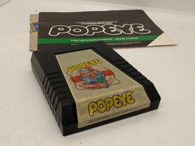 💥RARE COLECO Colecovision POPEYE video game cartridge + instructions + BOX💥