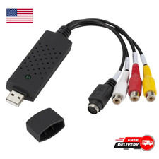 USB 2.0 Audio Video VHS VCR TV to DVD Converter Capture Card Device Adapter US