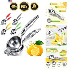 Lemon Squeezer Large, Lemon Squeezer Juicer Stainless Steel, Heavy Duty Manua...