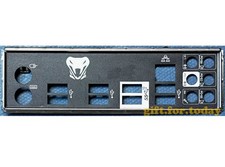 For MSI 970A SLI KRAIT EDITION Shield I/O IO Rear Baffle Backplate Motherboard