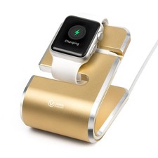 charging stand holder dock aluminum gold for Apple Watch sport 42mm 38mm