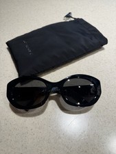 Givenchy Oval Black Sunglasses Made In Italy with Original Case