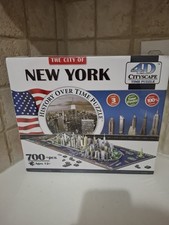 New York City Skyline Time Puzzle 4D Cityscape History Over Time 700pcs NEW