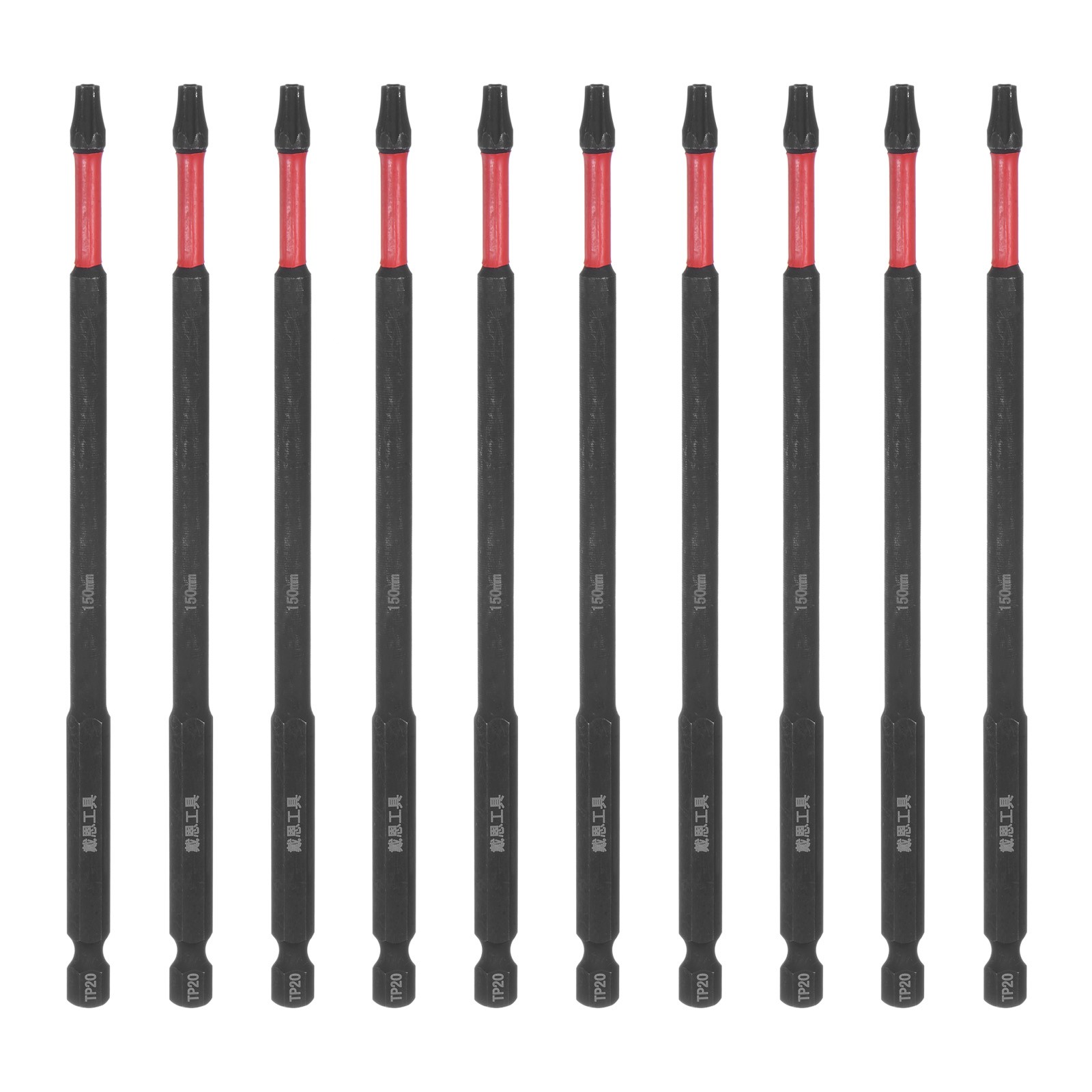 10pcs T20 Torx Drill Bits 6 Inch Impact Tough Magnetic Screwdriver Bits