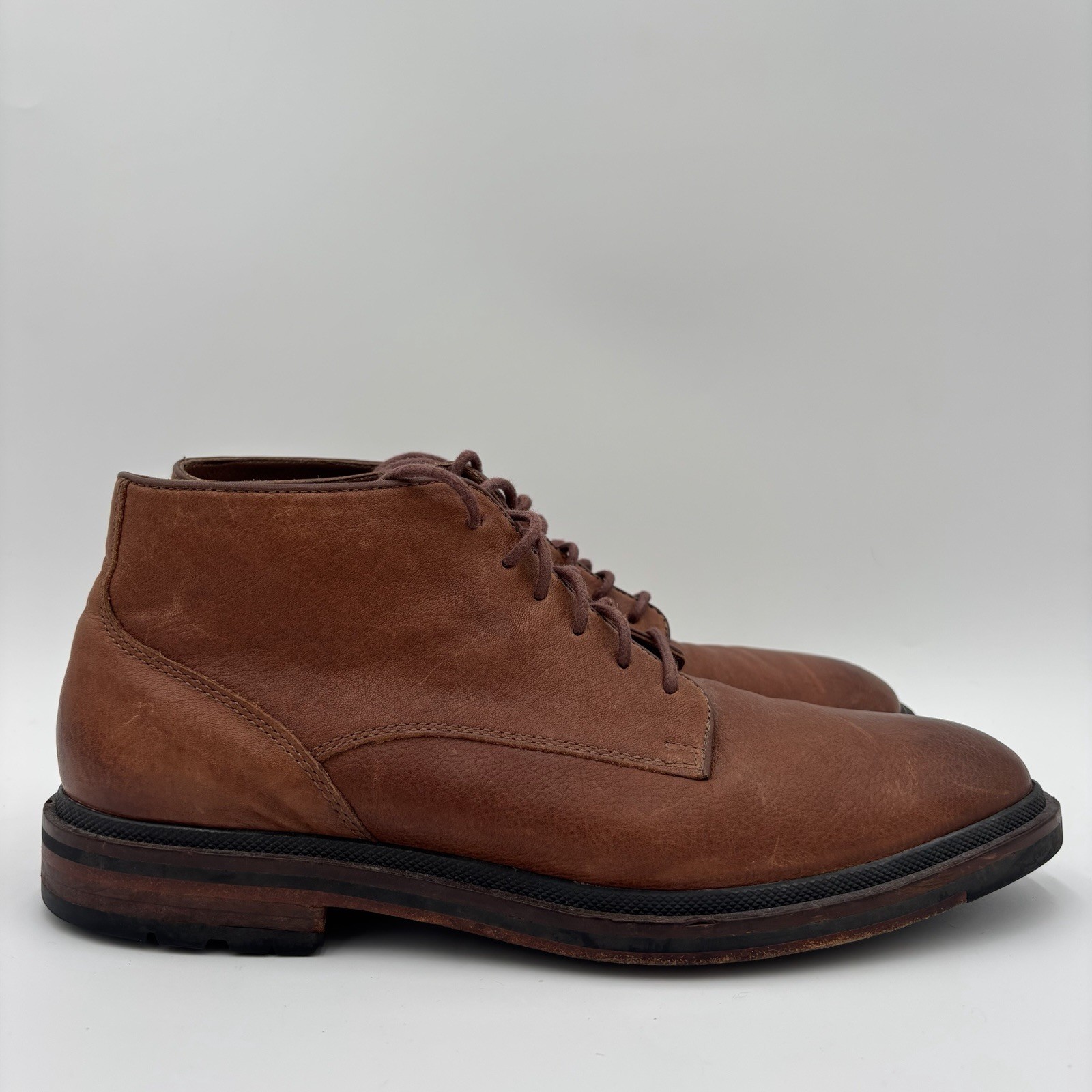Cole Haan Cranston Chukka Boots Brown Leather Size 8.5 C23855
