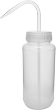 500Ml Wash Bottle - Wide Mouth - Vented Cap - LDPE - Translucent - Unlabeled - S