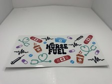 Nurse Fuel Vinyl Sticker Set 4pcs Waterproof Medical Decal